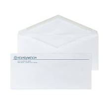 Custom #9 Envelopes with V-flap, 3 7/8 x 8 7/8, 24# White Wove, 1 Custom Ink, 250 / Pack