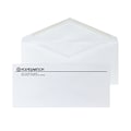 Custom #9 Envelopes with V-flap, 3 7/8 x 8 7/8, 24# White Wove, 1 Standard Ink, 250 / Pack