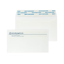 Custom #6-3/4 Peel and Seal Envelopes, 3 5/8 x 6 1/2, 24# White 25% Cotton Bond, 1 Custom Ink, 250