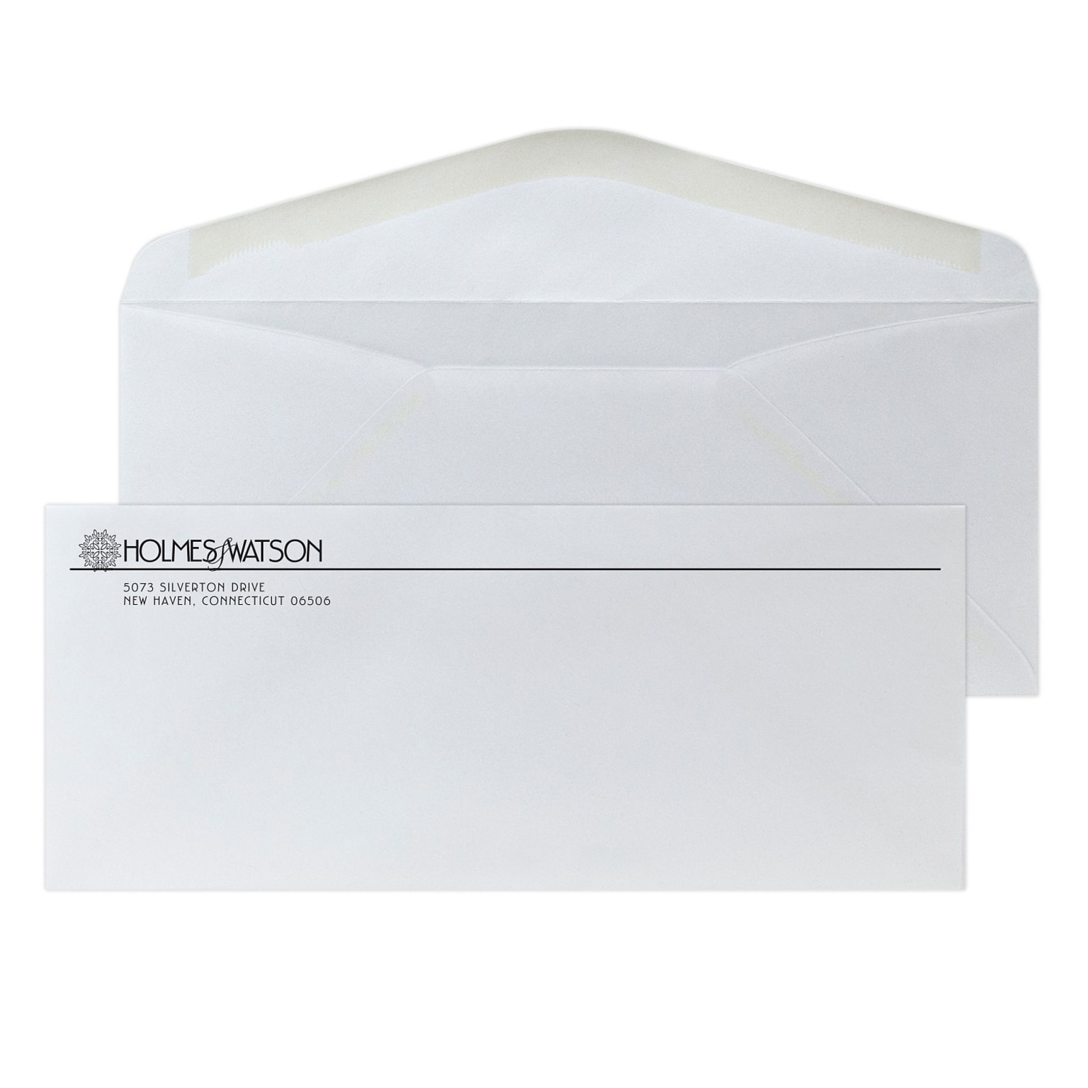 Custom #10 Standard Envelopes, 4 1/4 x 9 1/2, EarthFirst/SFI Logos, 24# White Recycled, 1 Standard Ink, 250 / Pack