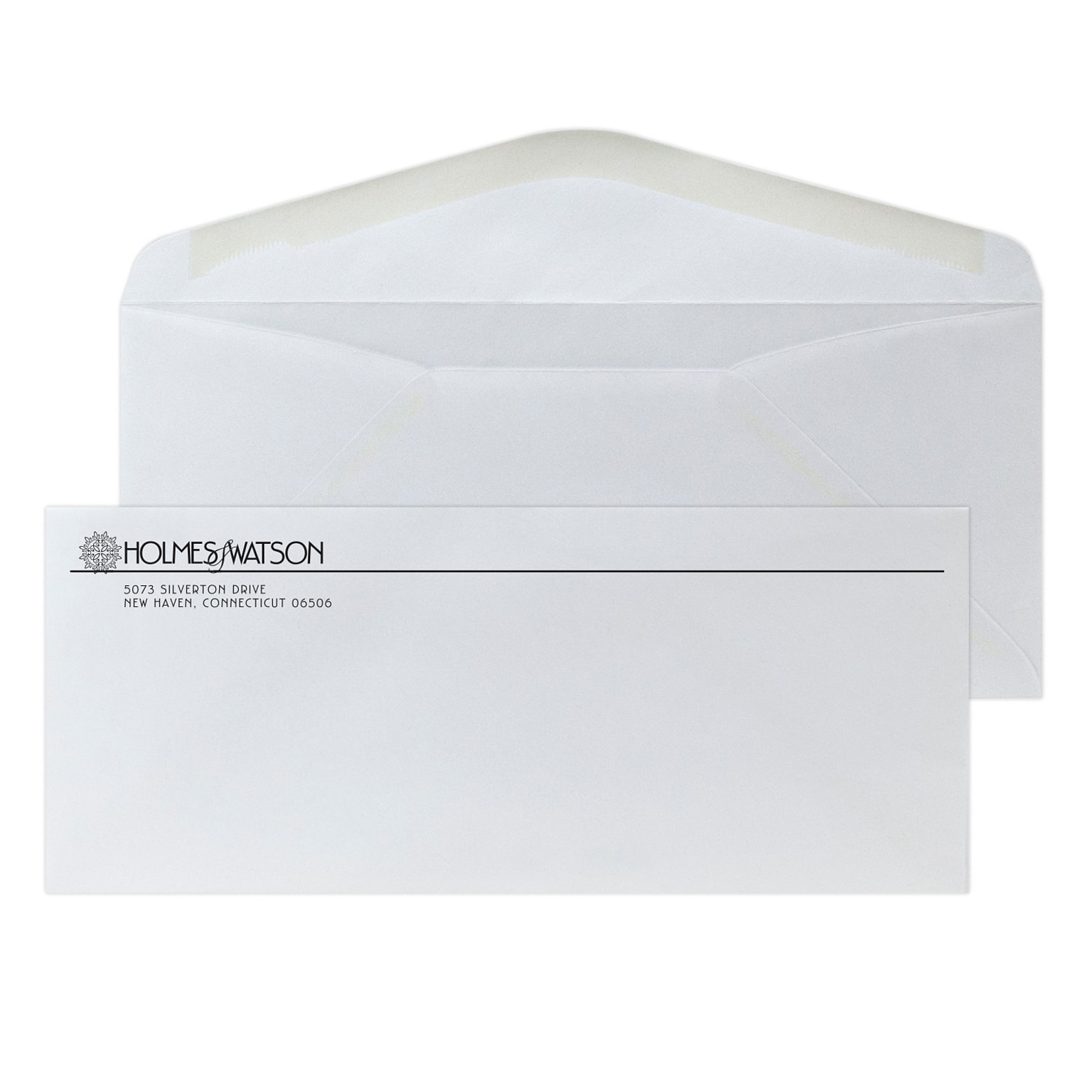 Custom #10 Standard Envelopes, 4 1/8 x 9 1/2, EarthFirst/SFI Logos, 24# White Recycled, 1 Standard Ink, 250 / Pack