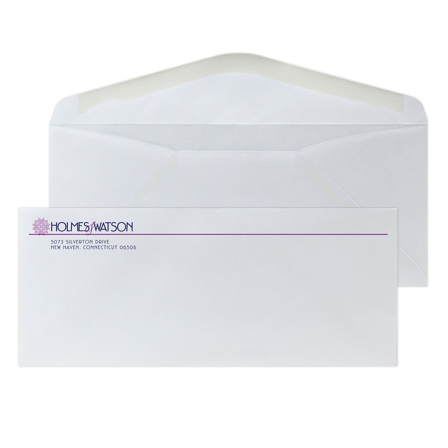 Custom #10 Standard Envelopes, 4 1/8 x 9 1/2, EarthFirst/SFI Logos, 24# White Recycled, 2 Custom Inks, 250 / Pack