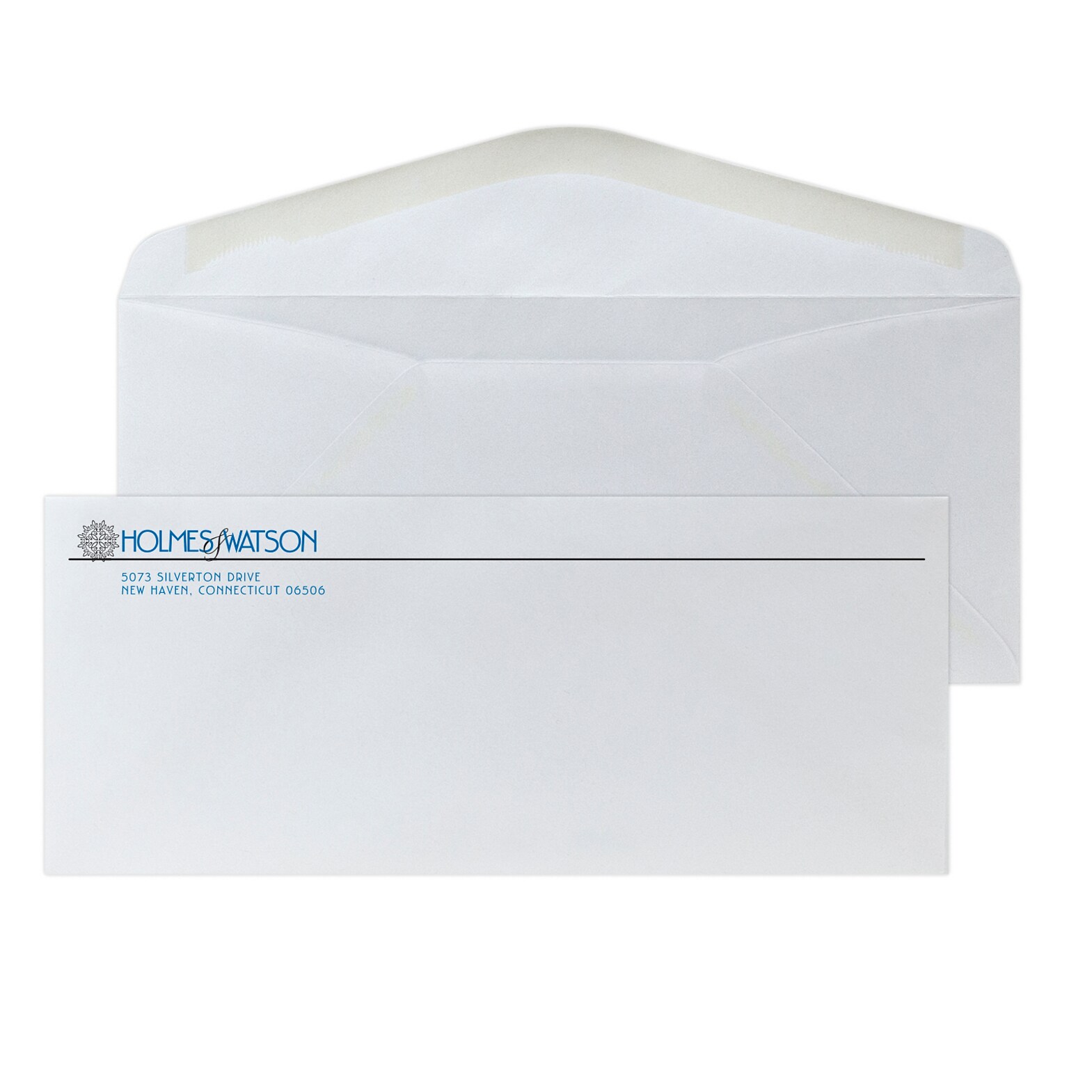 Custom #10 Standard Envelopes, 4 1/4 x 9 1/2, EarthFirst/SFI Logos, 24# White Recycled, 2 Standard Inks, 250 / Pack