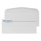 Custom #10 Stationery Envelopes, 4 1/4" x 9 1/2", 24# CLASSIC® LAID Antique Gray, 2 Standard Flat Inks, 250 / Pack