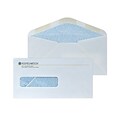 Custom Full Color 4-1/2 x 9 Insurance Claim Left Window Envelopes with Security Tint, 24# White Wo
