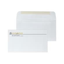 Custom #6-1/2 Standard Envelopes, 3 1/2 x 6 1/4, 24# White Wove, 1 Standard and 1 Custom Inks, 250