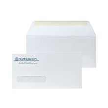 Custom 4-1/8 x 8-7/8 ADA Dental Claim Left Window Envelopes, 24# White Wove, 1 Custom Ink, 250 / P