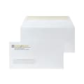Custom 4-1/8 x 8-7/8 ADA Dental Claim Left Window Envelopes, 24# White Wove, 1 Standard and 1 Cust