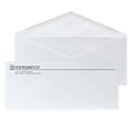 Custom #10 Envelopes with V-Flap, 4 1/4 x 9 1/2, 24# White Wove, 1 Standard Ink, 250 / Pack