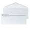 Custom #10 Envelopes with V-Flap, 4 1/4 x 9 1/2, 24# White Wove, 1 Standard Ink, 250 / Pack