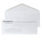 Custom #10 Window Envelopes with V-Flap, 4 1/4" x 9 1/2", 24# White Wove, 1 Standard Ink, 250 / Pack