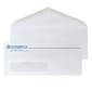 Custom #10 Window Envelopes with V-Flap, 4 1/4" x 9 1/2", 24# White Wove, 2 Standard Inks, 250 / Pack
