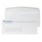 Custom #10 Window Envelopes, 4 1/4" x 9 1/2", 24# White Wove, 1 Custom Ink, 250 / Pack