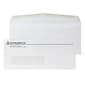 Custom #10 Window Envelopes, 4 1/4" x 9 1/2", 24# White Wove, 1 Standard Ink, 250/Pack