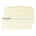 Custom #10 Stationery Envelopes, 4 1/4 x 9 1/2, 24# CLASSIC® CREST Baronial Ivory, 1 Standard Rais