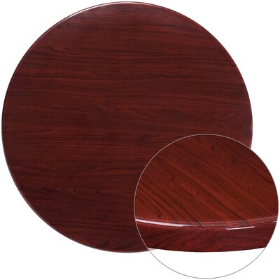 Flash Furniture 36 Round Resin Table Top; Mahogany (TPMAH36RD)