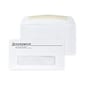 Custom #6-3/4 Window Envelopes, 3 5/8" x 6 1/2", 24# White Wove, 1 Standard Ink, 250 / Pack