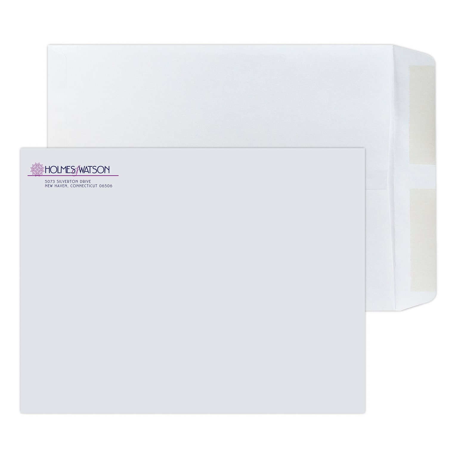 Custom 10 x 13 Standard Catalog Envelopes, 28# White Wove, 2 Custom Inks, 250 / Pack