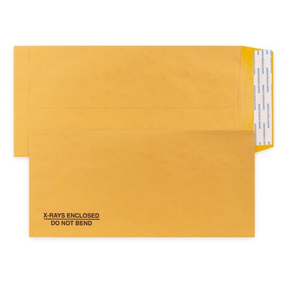 6-1/2 x 13-3/4 Peel and Seal Envelopes, 24# Brown Kraft, No Imprint, 250 / Pack