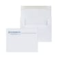 Custom 4-3/8" x 5-5/8" Greeting Card Envelopes, 24# White Stock, 1 Custom Ink, 250 / Pack