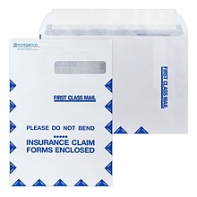 Custom 9 x 13 Resubmission Right Window Self Seal Envelopes with Security Tint, 24# White Wove, 2