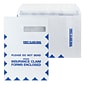 9" x 13" Resubmission Right Window Self Seal Envelopes with Security Tint, 24# White Wove, No Imprint, 250 / Pack