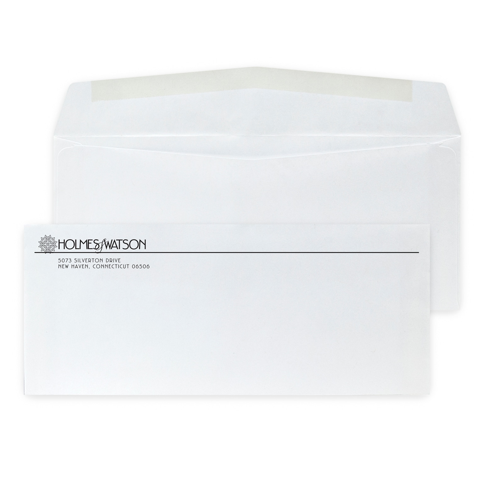 Custom #10 Standard Envelopes with Recycled Logo, 4 1/4 x 9 1/2, 24# White Recycled, 1 Standard Ink, 250 / Pack
