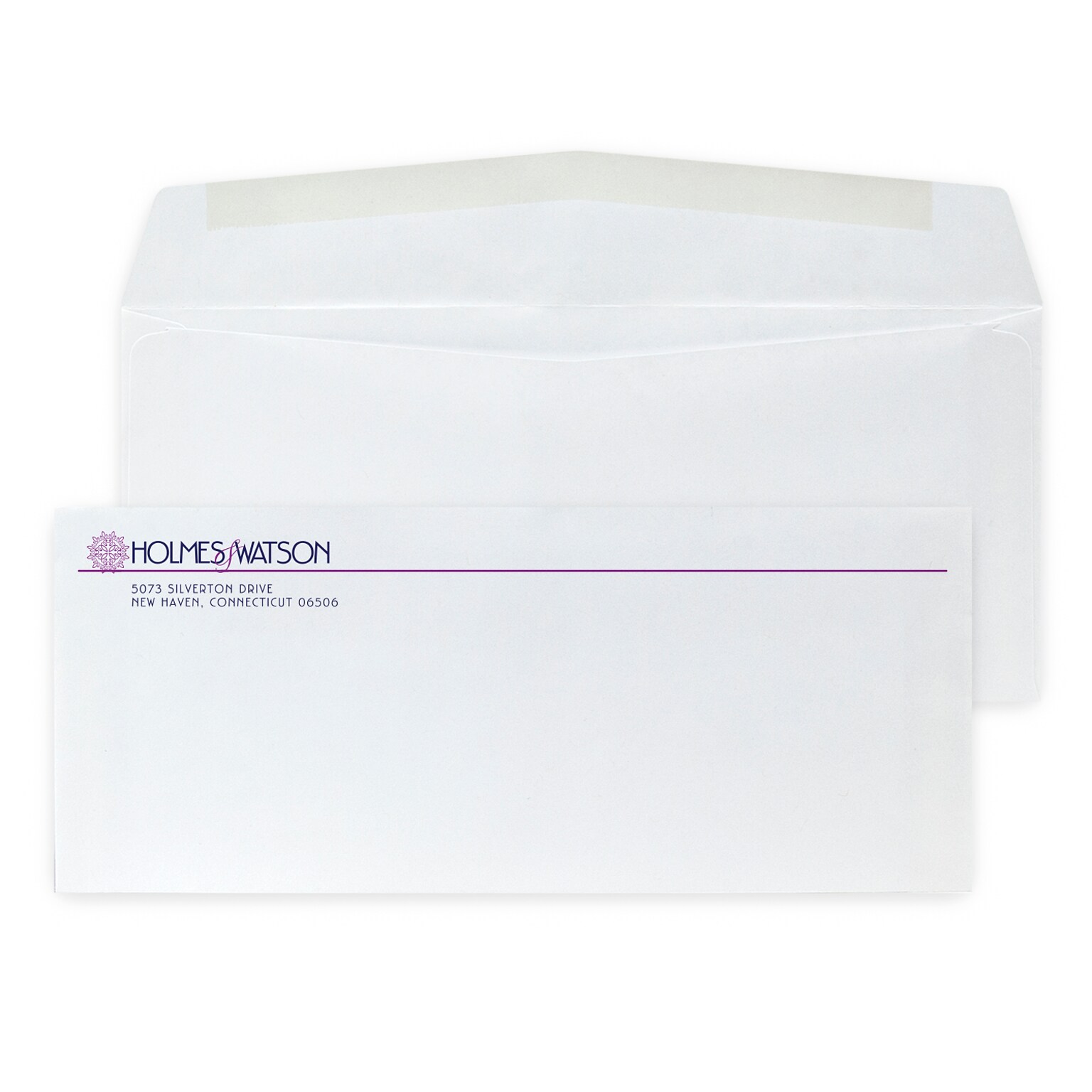 Custom #10 Standard Envelopes with Recycled Logo, 4 1/8 x 9 1/2, 24# White Recycled, 2 Custom Inks, 250 / Pack