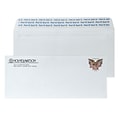 Custom #10 Pre-stamped Peel and Seal Envelopes, 4 1/4 x 9 1/2, 24# White Wove, 1 Standard Ink, 250
