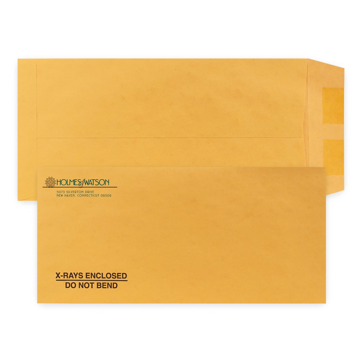 Custom 6-1/2 x 13-3/4 Standard Envelopes, 24# Brown Kraft, 2 Standard Inks, 250 / Pack