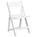 Flash Furniture Hercules Series 1000lb-Capacity Resin Folding Chair w/Slatted Seat,