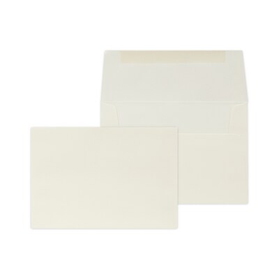 4-1/4 x 6-1/4 Greeting Card Envelopes, 70# Off-White Felt Text, No Imprint, 250 / Pack