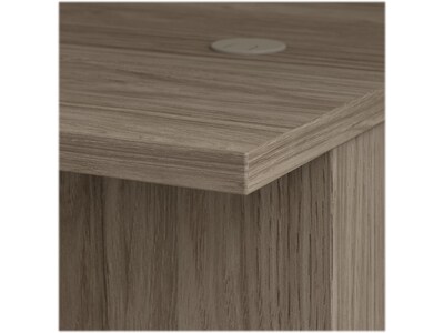 Bush Business Furniture Office 500 72"W Adjustable U-Shaped Executive Desk with Drawers, Modern Hickory (OF5005MHSU)