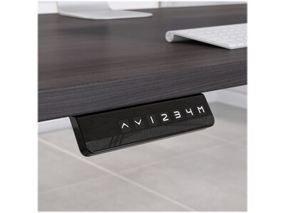 Bush Business Furniture Office 500 72"W Adjustable U-Shaped Executive Desk with Drawers, Storm Gray (OF5005SGSU)