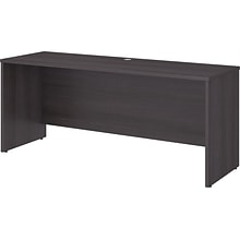 Bush Business Furniture Office 500 72W Credenza Desk, Storm Gray (OFD272SG-Z)