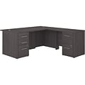 Bush Business Furniture Office 500 72W L Shaped Executive Desk with Drawers, Storm Gray (OF5004SGSU