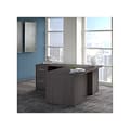 Bush Business Furniture Office 500 72W L Shaped Executive Desk with Drawers, Storm Gray (OF5004SGSU