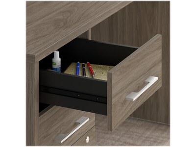 Bush Business Furniture Office 500 72"W U Shaped Executive Desk with Drawers, Modern Hickory (OF5002MHSU)