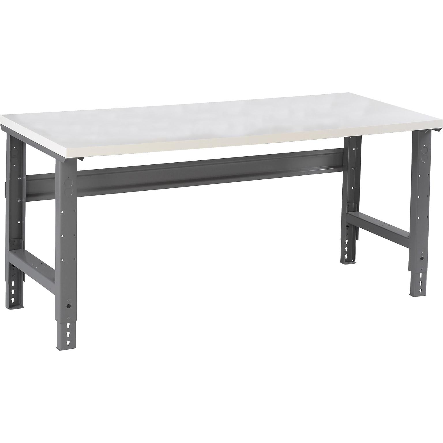 Tennsco 48 Workstation Table, Medium Gray (WBA-1-3048P-MGY)