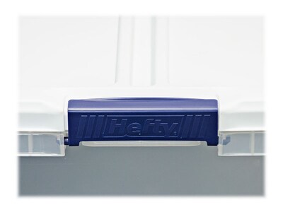Hefty Storage Solutions 52 Quart Latch Lid Storage Bin, Clear, 4/Case (7104)