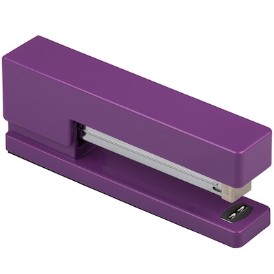 JAM Paper Modern Desktop Stapler, 10 Sheet Capacity, Purple (337PUZ)