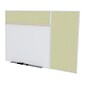 Ghent Smart-Pak Combo Series Style B Steel Dry-Erase Whiteboard, Aluminum Frame, 10' x 4' (SPC410B-V-181)