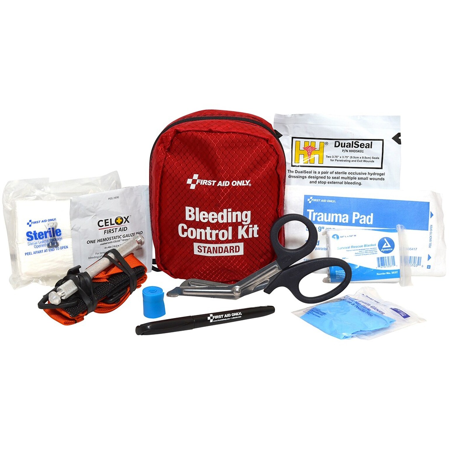 First Aid Only 10-Piece Bleeding Control Kit (91159)