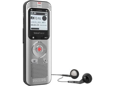 Philips VoiceTracer Digital Voice Recoder, 8GB (DVT2050)