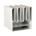 Safco Wave Front Loading Letter Tray, Letter Size, White Steel (3223WH)