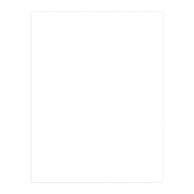 Blank 2nd Sheet Letterhead, 8.5 x 11, White ENVIRONMENT® 100% Post Consumer 80# Text Stock