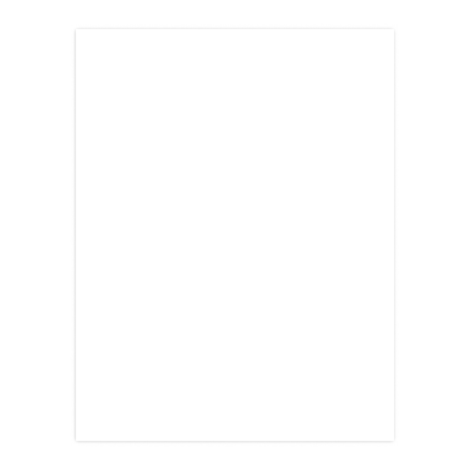 Blank 2nd Sheet Letterhead, 8.5 x 11, White ENVIRONMENT® 100% Post Consumer 80# Text Stock