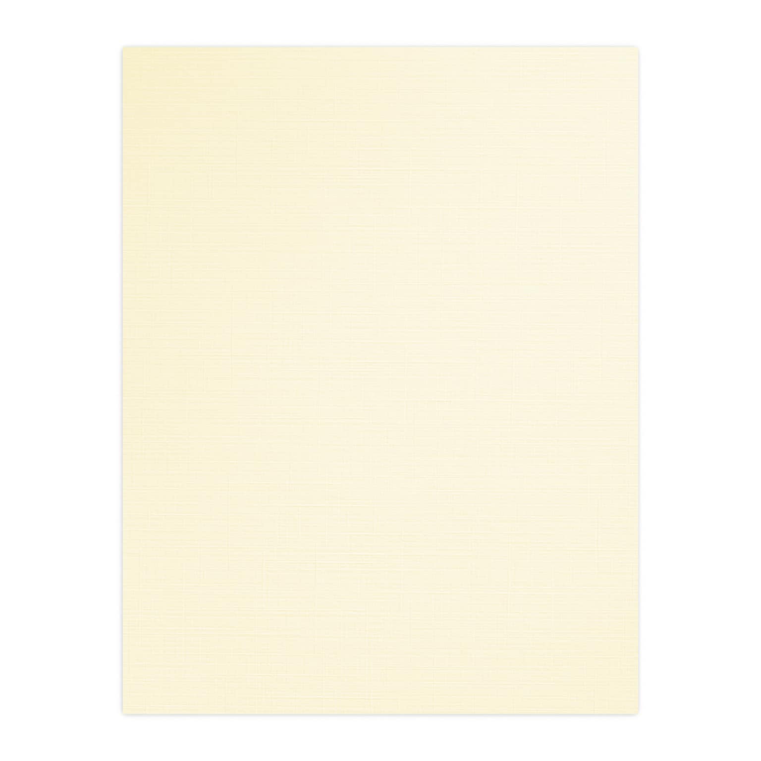 Blank 2nd Sheet Letterhead, 8.5 x 11, CLASSIC® Linen Baronial Ivory 24# Stock