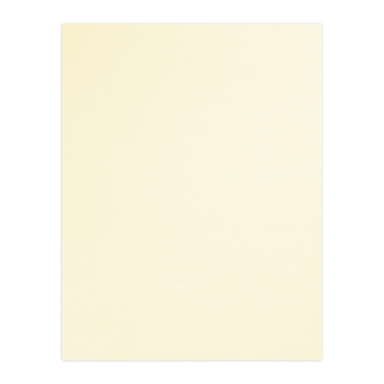 Blank 2nd Sheet Letterhead, 8.5 x 11, CLASSIC® Linen Baronial Ivory 24# Stock