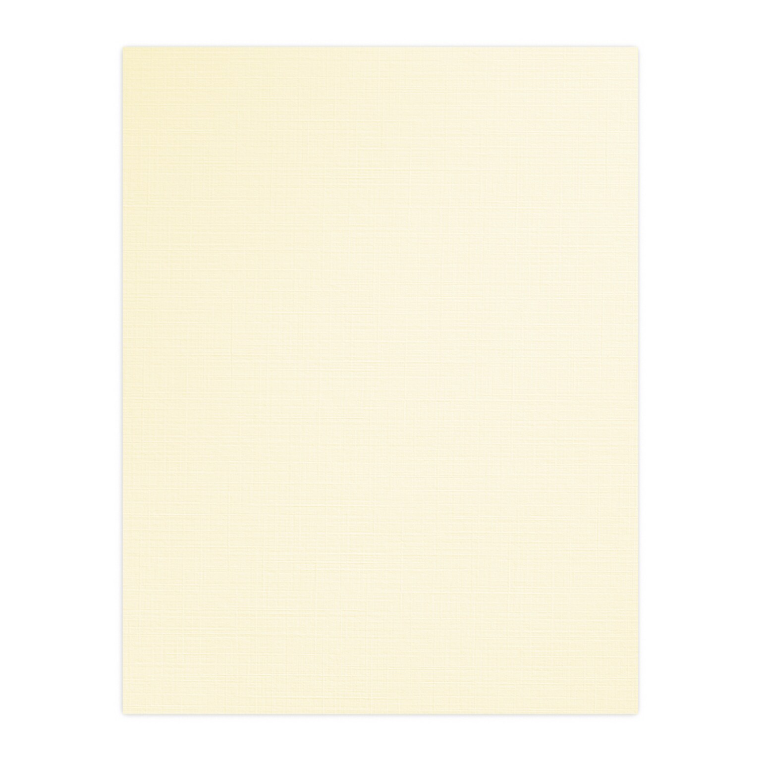 Blank 2nd Sheet Letterhead, 8.5 x 11, CLASSIC® Linen Baronial Ivory 24# Stock